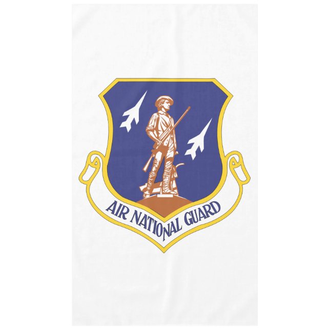 Air National Guard Military Veteran Tablecloth (Front)