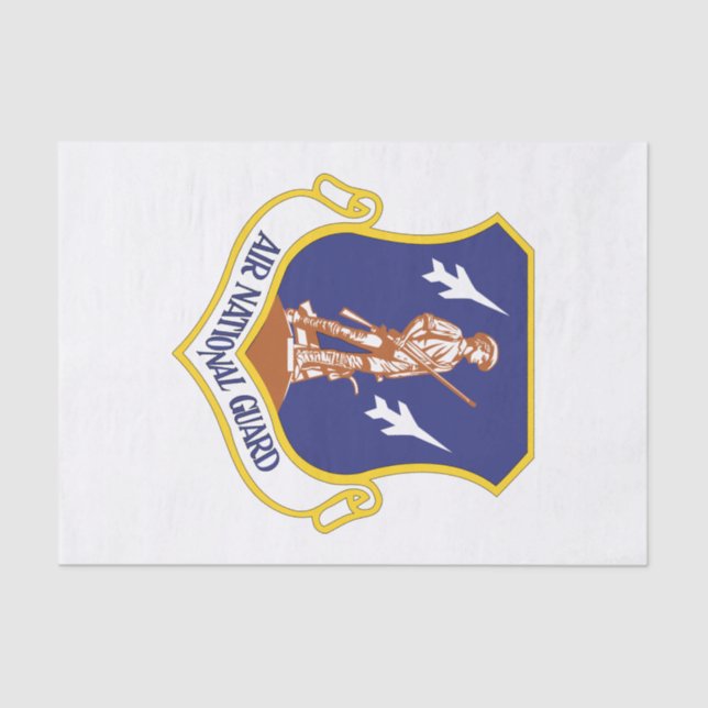 Air National Guard Military Veteran Tissue Paper (Front)