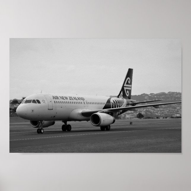 Air New Zealand  Airbus A 320 Poster (Front)