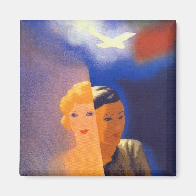 Air Orient ~ Europe - Orient Magnet (Front)