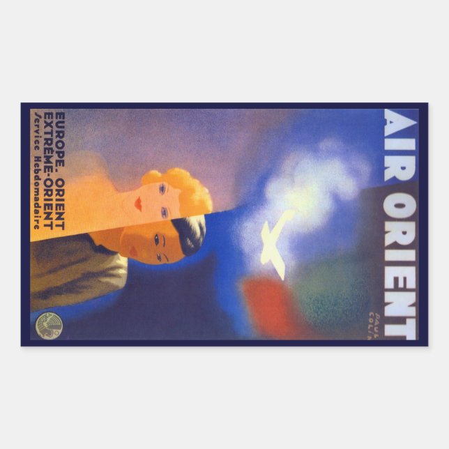 Air Orient Rectangular Sticker (Front)