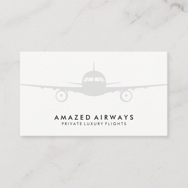 Air Plane Business Card (Front)