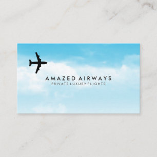 Air Plane   Flight Attendant   Pilot   Airline Business Card