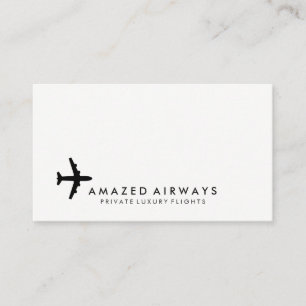 Air Plane   Flight Attendant   Pilot Business Card