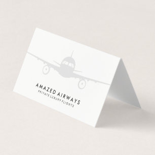 Air Plane Flights Business Card