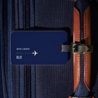 Air Plane Travel Discreet Classy Dark Blue 