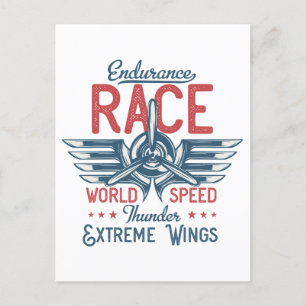 Air Race Airshow Vintage Aviation  Postcard