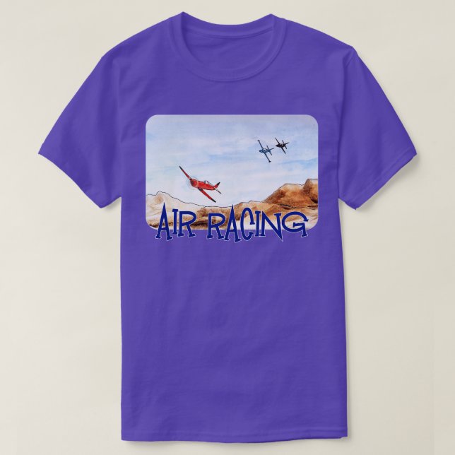 Air Racing Sky Racing Pilot Racing T-Shirt (Design Front)