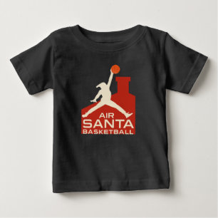 AIR SANTA – Funny Xmas Basketball Tshirt
