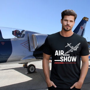 AIR SHOW B-17 WWII Vintage Airplane,Custom Year T-Shirt