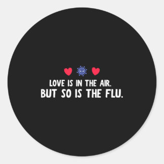 Air So Flu Valentine's Day Classic Round Sticker