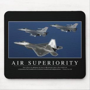 Air Superiority: Inspirational Mouse Mat