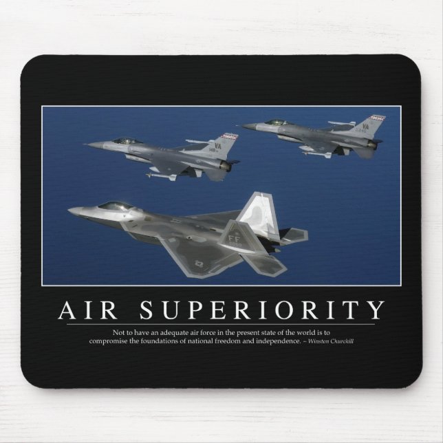 Air Superiority: Inspirational Mouse Mat (Front)