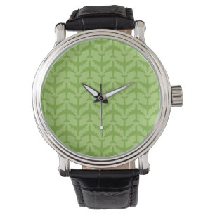 Air Traffic Aeroplane Pattern Green Watch