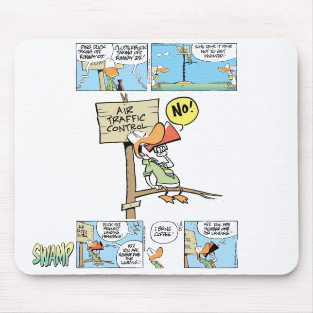 Air Traffic Control Humour Mouse Pad (Front)