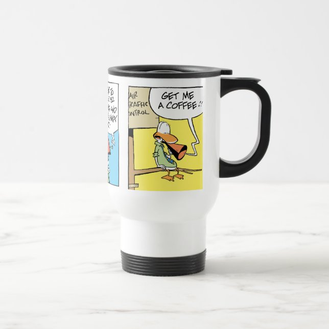 Air Traffic Control Humour Traveller Mug (Right)