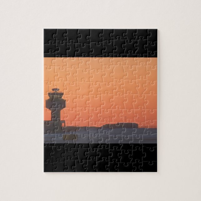 Air traffic control tower_Military Aircraft Jigsaw Puzzle (Vertical)