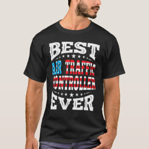 Air Traffic Controller 4th Fourth Of July Usa Amer T-Shirt