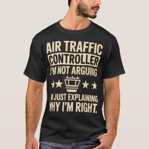 Air Traffic Controller Art For Aviation T-Shirt