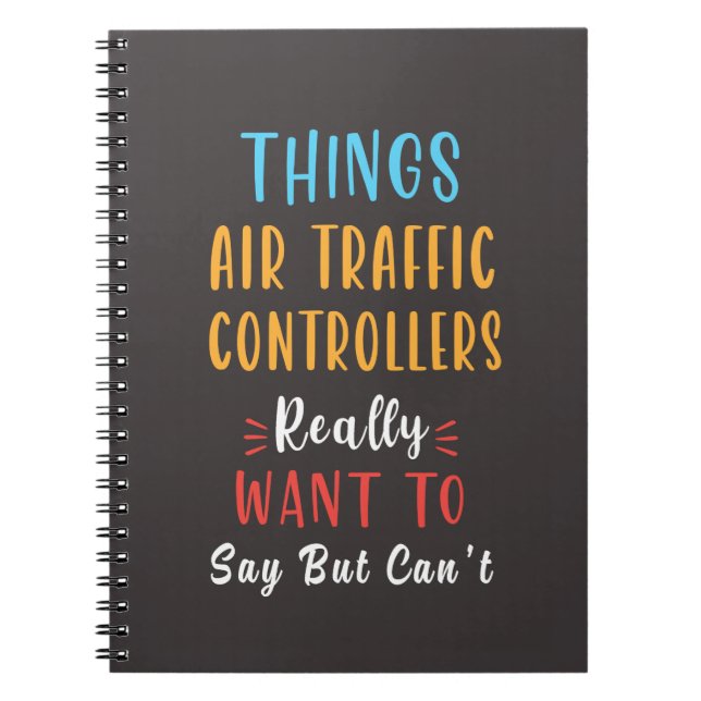 Air Traffic Controller – Aviation ATC Job Pride Notebook (Front)