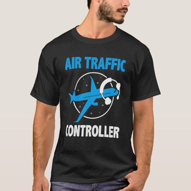 Air Traffic Controller Flight Control Expert Air M T-Shirt (Front)