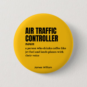 Air Traffic Controller – Fun Definition Badge