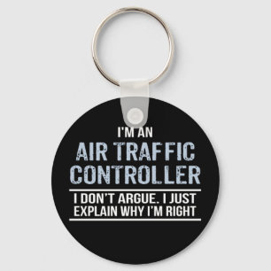 Air Traffic Controller Humour Key Ring