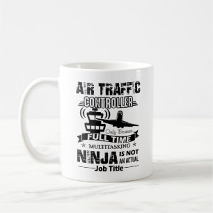 Air Traffic Controller Job Title Mug