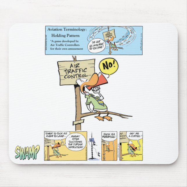 Air Traffic Controller Jokes Mouse Mat (Front)