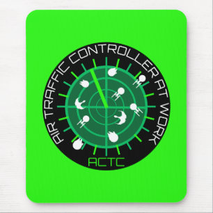 Air Traffic Controller Mouse Mat