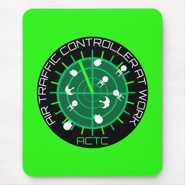Air Traffic Controller Mouse Mat (Front)