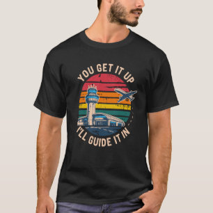 Air Traffic Controller Radar Shift Airport Tower A T-Shirt