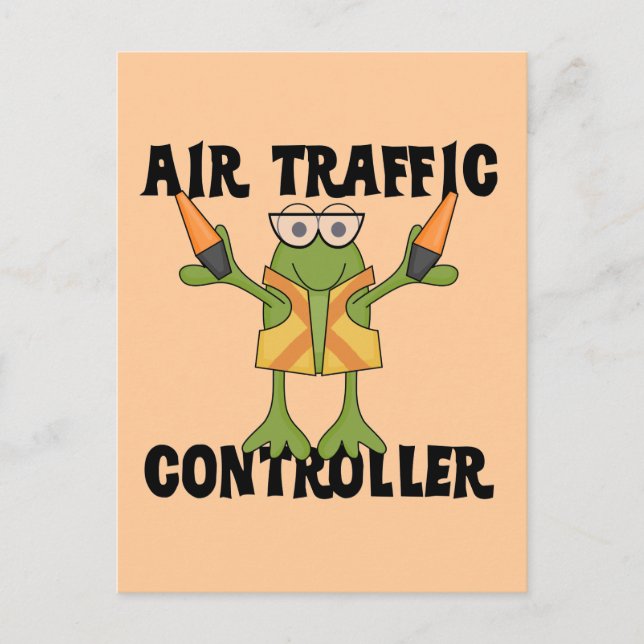 Air Traffic Controller Tshirts and Gifts Postcard (Front)