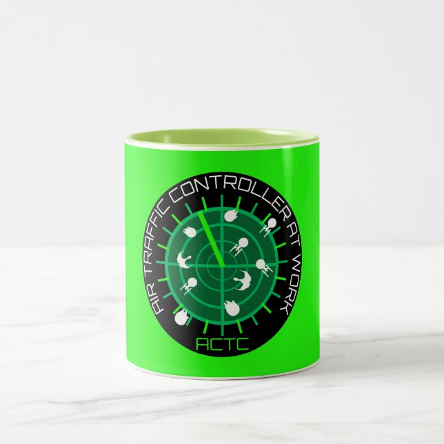 Air Traffic Controller Two-Tone Coffee Mug (Center)