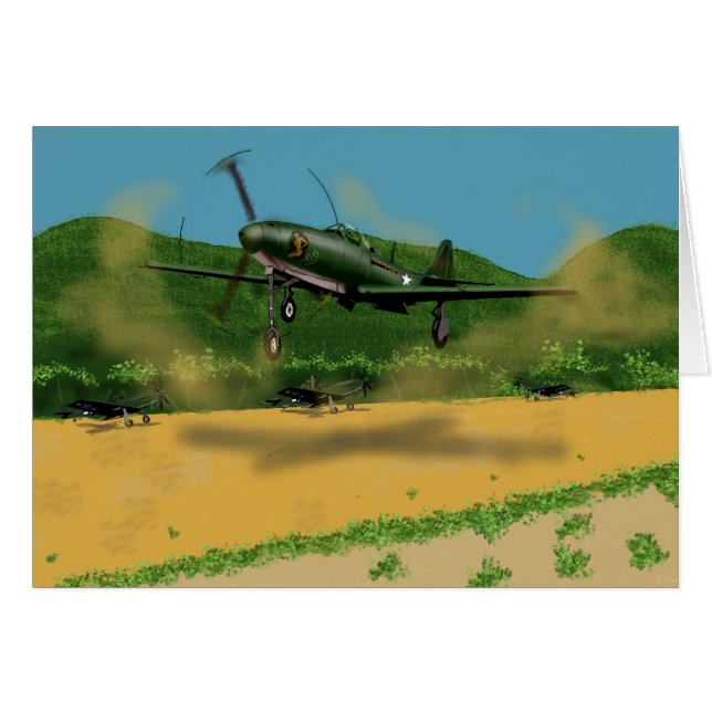 Airacorba Greetings Card (Front Horizontal)