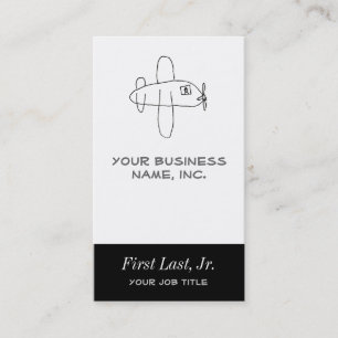 Airbeep [pilot, airport, aeroplane] business card
