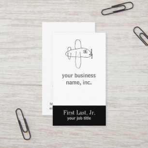 Airbeep [pilot, airport, aeroplane] business card