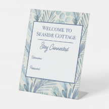 Airbnb Beach Vacation Rental Palm Watercolor