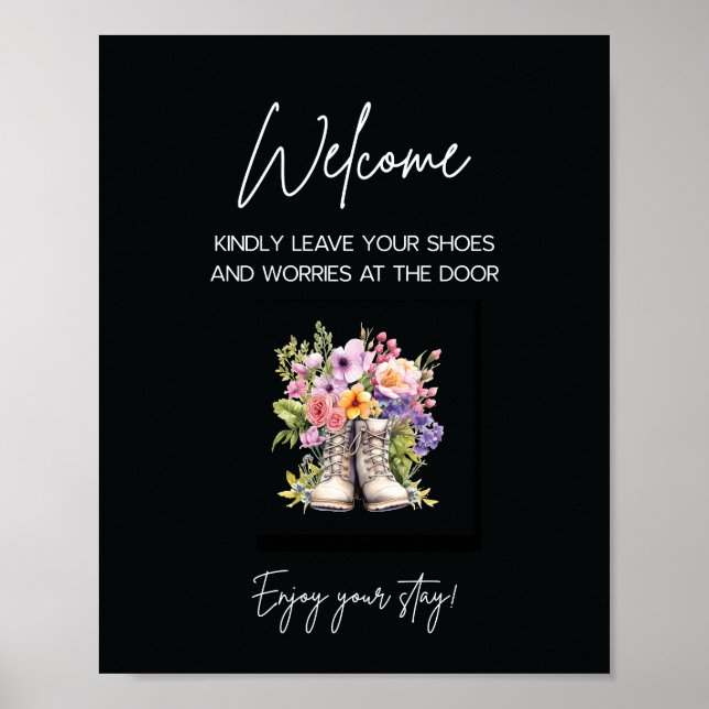 Airbnb welcome sign (Front)