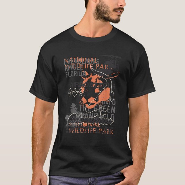 Airboat Alligator Tours Florida Everglades Nationa T-Shirt (Front)
