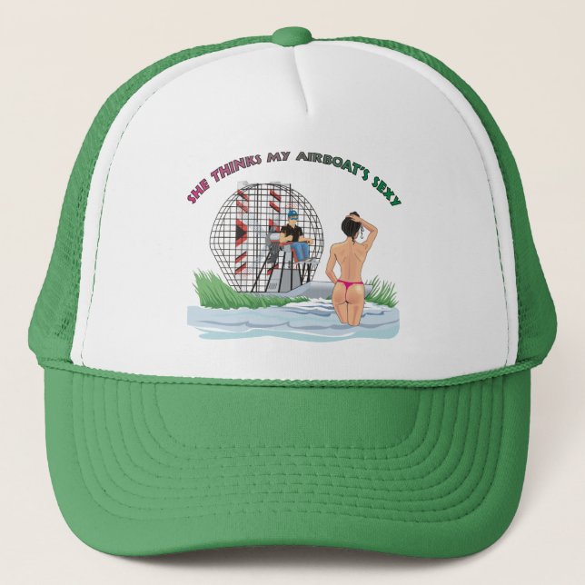 AIRBOAT TRUCKER HAT (Front)