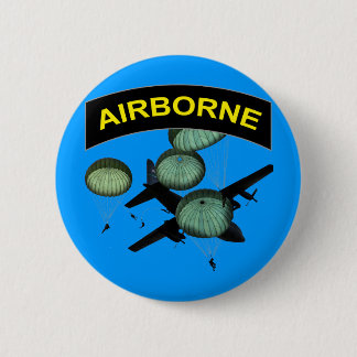 Airborne 2 6 cm round badge