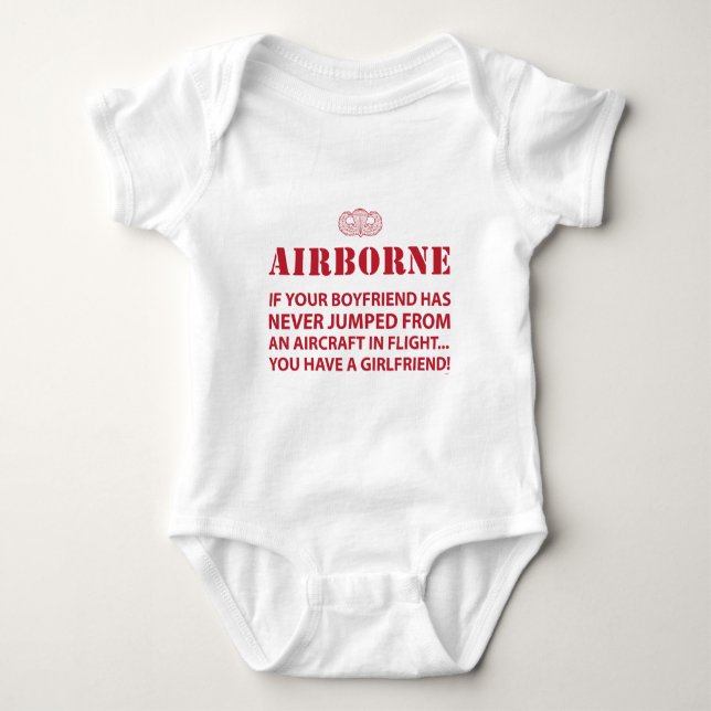 AIRBORNE BABY BODYSUIT (Front)