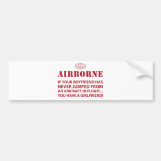 AIRBORNE BUMPER STICKER