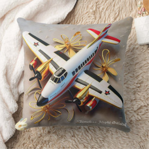 "Airborne Elegance" Cushion