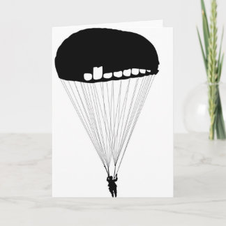 Airborne Greeting Card