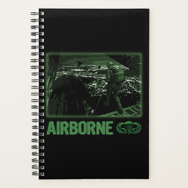 Airborne Jump at Night Planner (Front)