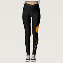 Airborne Leggings "Parachutiste" Black/Orange
