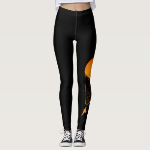 Airborne Leggings "Parachutiste" Black/Orange