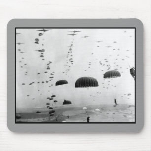 Airborne Mission During WW2 Painting Mouse Mat